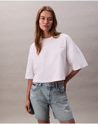 Calvin Klein - Jersey Cropped Boxy Tee