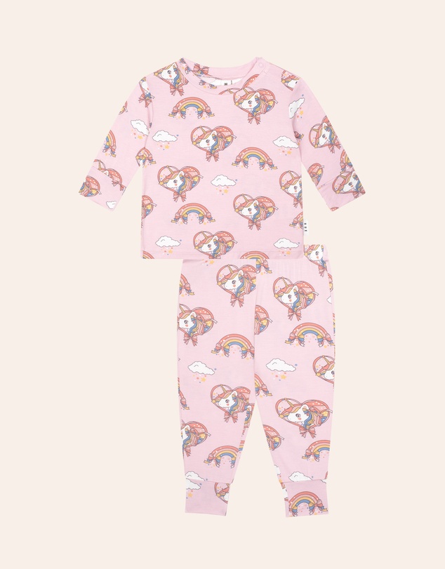 Huxbaby - Whimsical Unicorn Pyjama Set - Babies-Kids