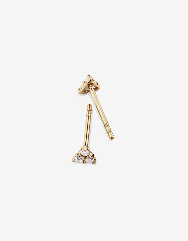 Michael Hill - Trio Stud Earrings with .08 Carat TW Diamonds in 10kt Yellow Gold
