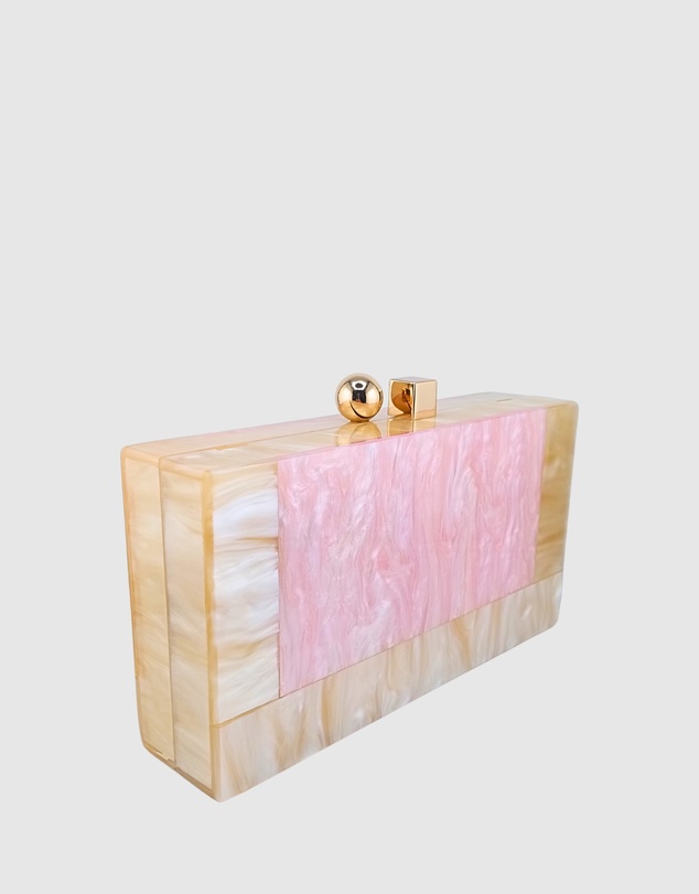 Izoa - Brooke Marble Clutch