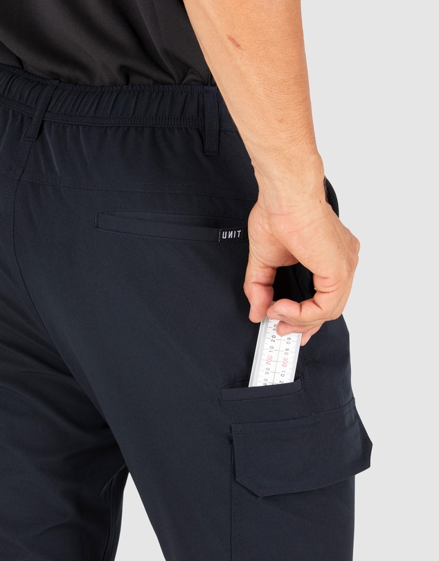 UNIT Workwear - UNIT Mens Cuffed Cargo Flexlite Utility Pants