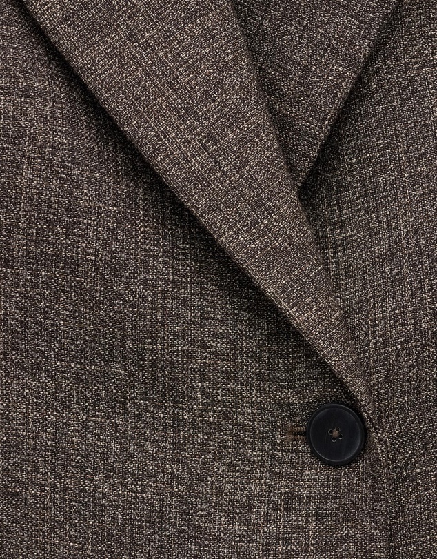 M.N.G - Herringbone Double-Breasted Suit Blazer
