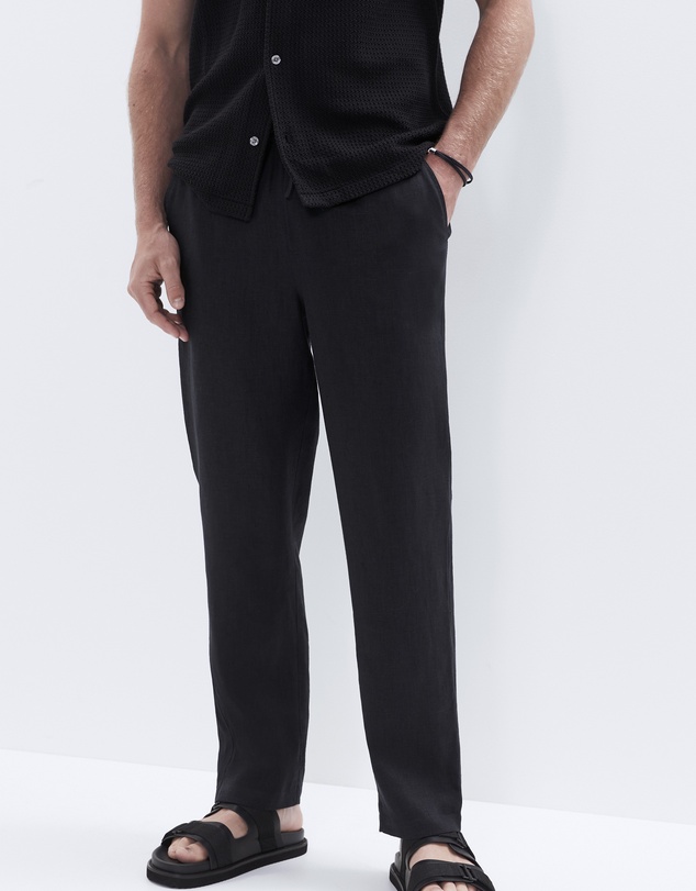 UNISON - Linen Pull On Pant