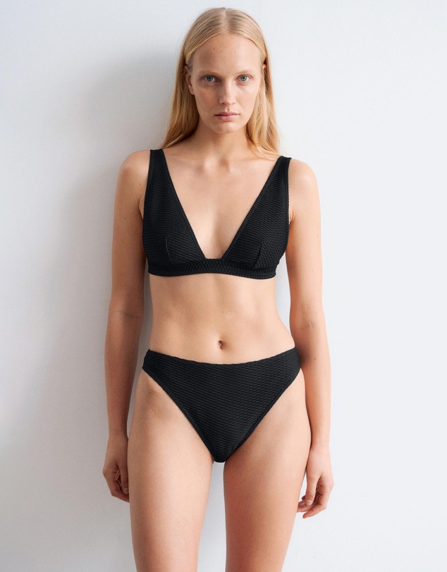 & Other Stories - Textured Triangle Bikini Top