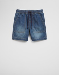 Country Road - Organically Grown Cotton Pocket Denim Short