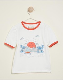 PLAY etc - Island Time Ringer Tee - Kids-Teens
