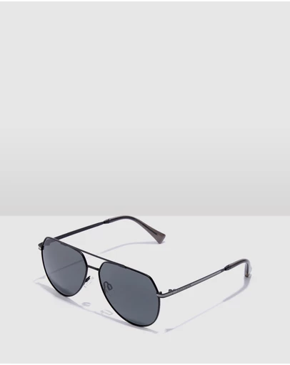 Hawkers Co - HAWKERS - Polarized Black SHADOW Sunglasses for Men and Women UV400