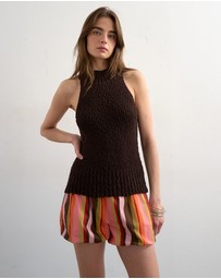 TOPSHOP - Faye Bubble Hem Shorts