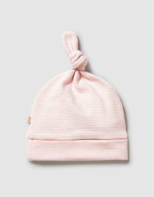 Wilson & Frenchy - Organic Stripe Rib Knot Hat - Babies