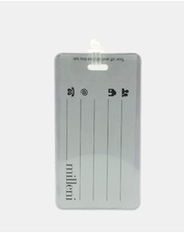 Milleni - Milleni Travel Pink Stamps Luggage Tag