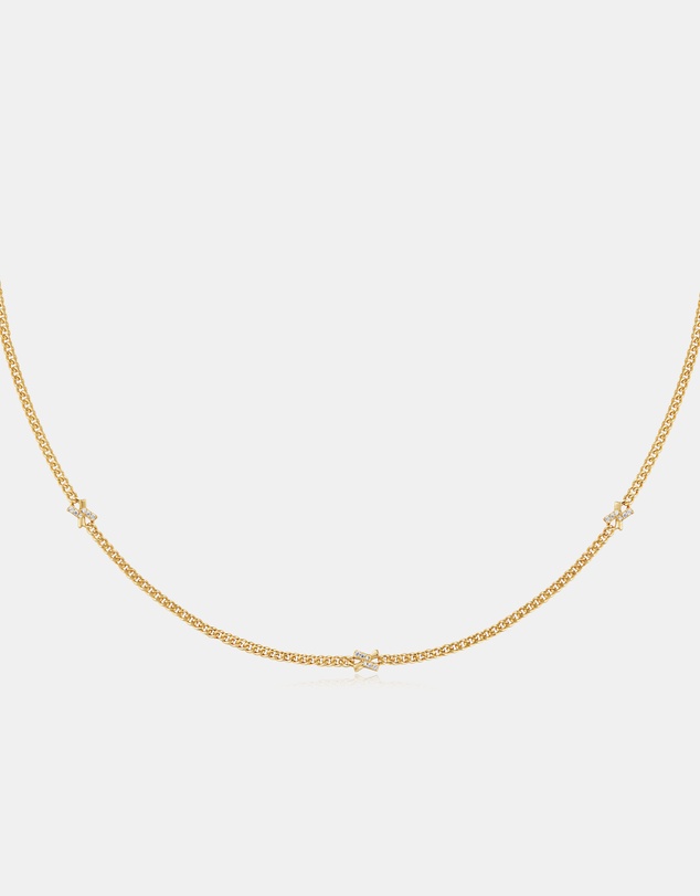 Ania Haie - Ania Haie Gold Cross Station Necklace
