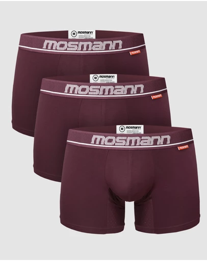 Mosmann - 3-Pack Mens Bamboo Trunks - Apollo