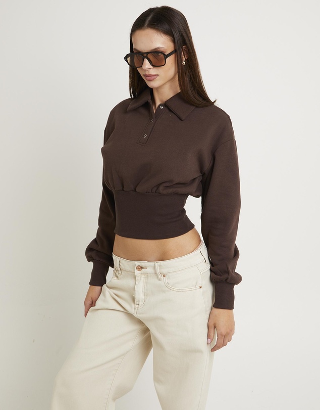 Subtitled - Tori Fleece Button Up