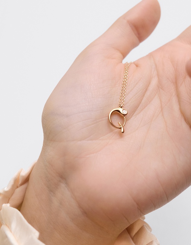 PDPAOLA - Initial 2026 Q Pendant Necklace