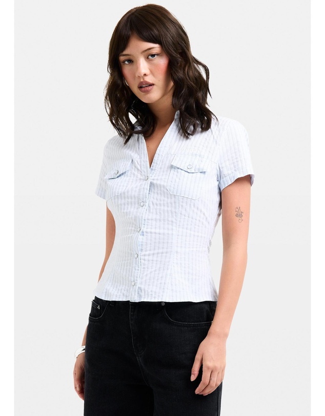 Insight - Blake Stripe Popper Shirt