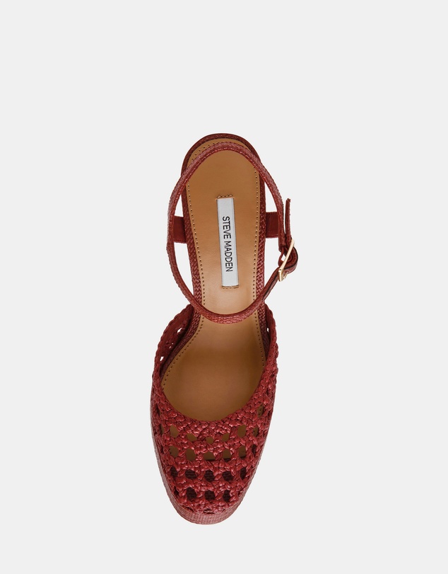 Steve Madden - Lexie-Raff Rust Heels