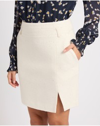Marcs - Shani Felted Wool Skirt