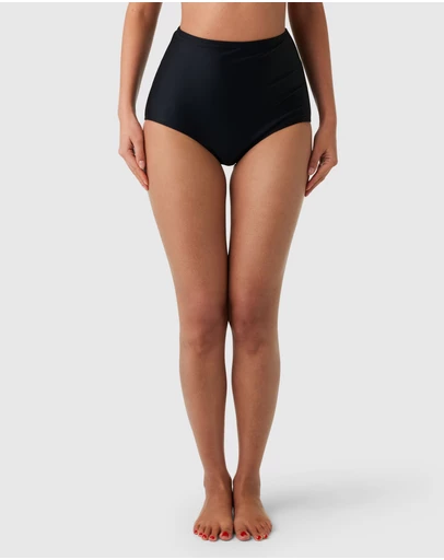 Modest Mermaid - High Waist Swimming bottom- Black