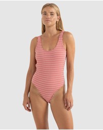 Rhythm - Lola Check Scoop Neck One Piece Swimsuit