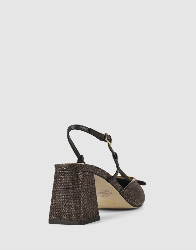 Siren - Yass Sling Back Block Heels
