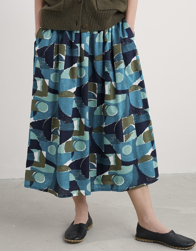 Seasalt - Seasalt Cornwall Blue Mevagissey Skirt