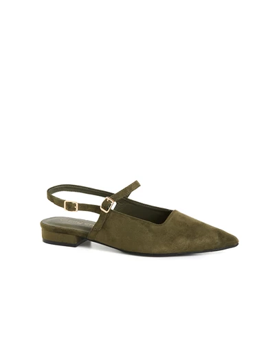 City Chic - WIDE FIT Paisley Slingback Flat