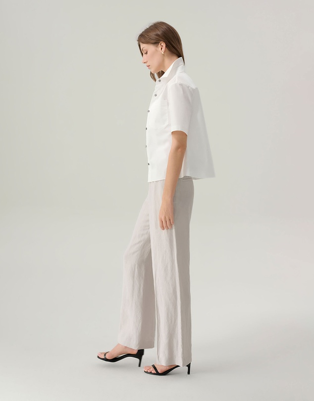 IDA+S - Claire Cotton Button Down Top