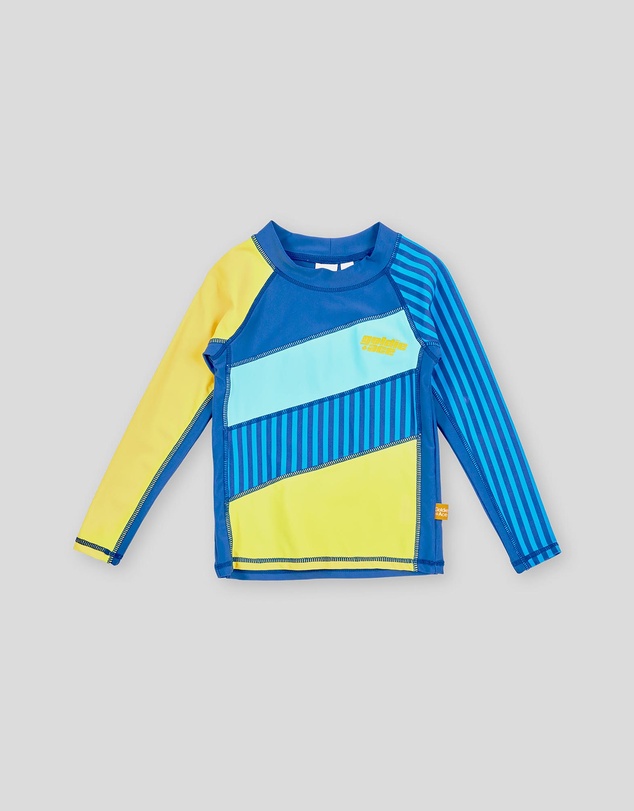 Goldie + Ace - Stripe Panel Rash Guard - Babies-Kids