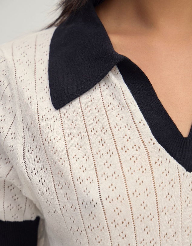 Oxford - Aimee Pointelle Polo