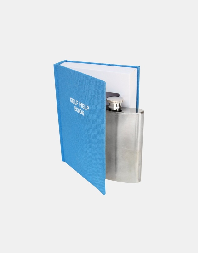 Suck UK - Flask In A Self Help Book