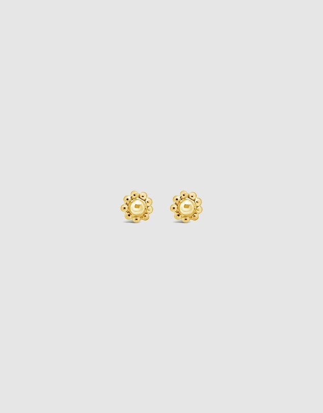 Ichu - Bloom Earrings Gold