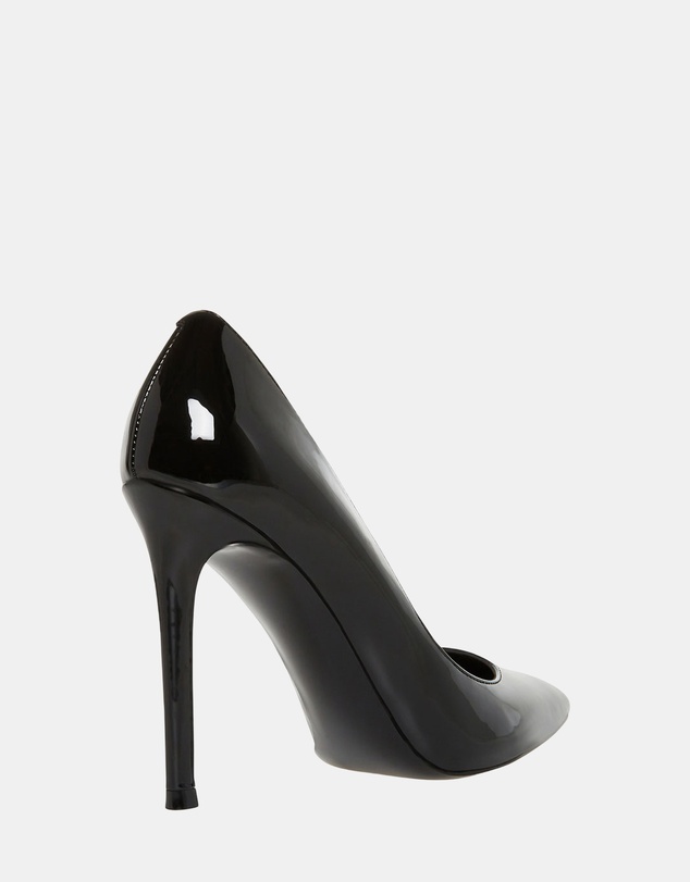 Steve Madden - Evelyn Black Patent Heels