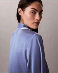 Calvin Klein - Sheen Satin Short Sleeve Shirt