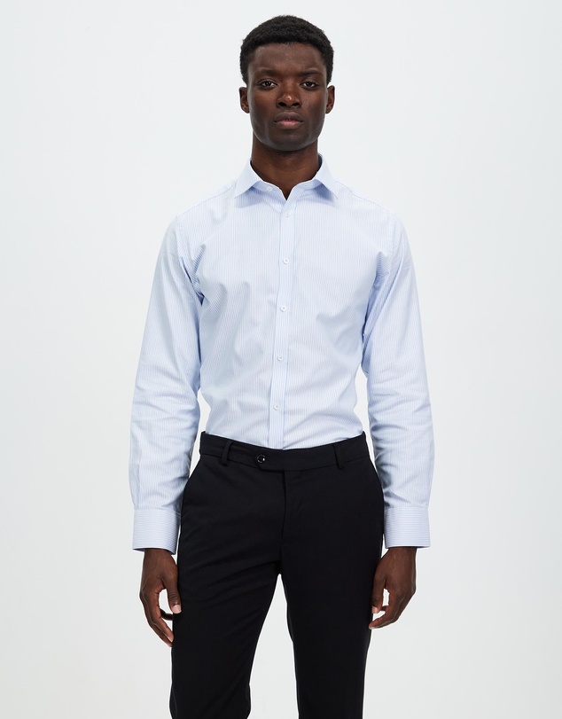 Farage - Jax Slim Shirt Bahama Stripe