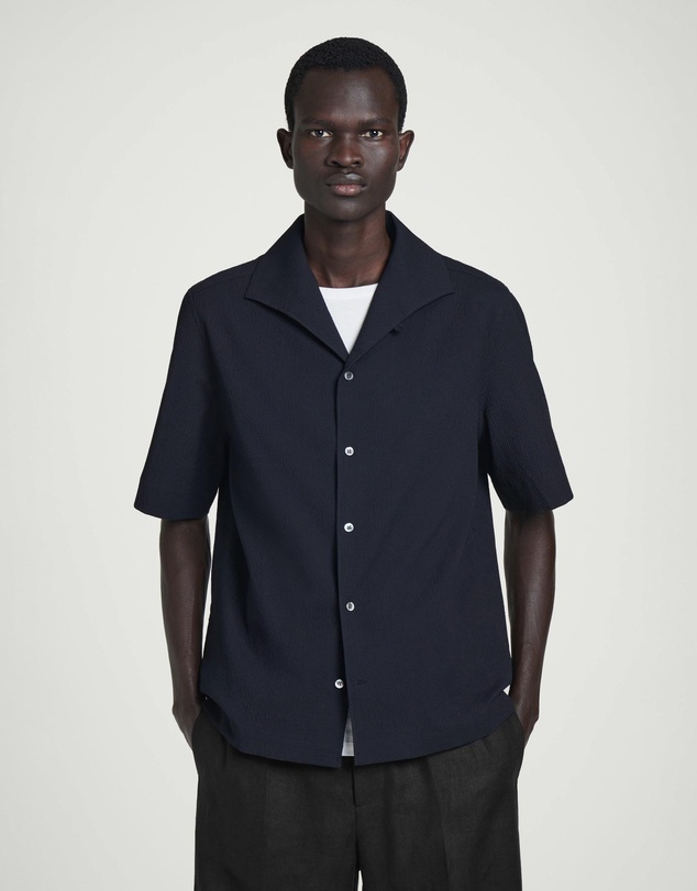 COS - Camp-Collar Seersucker Shirt