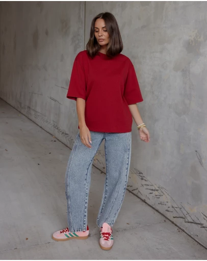 ALEXANDRA - Zuri T-Shirt Cherry Red