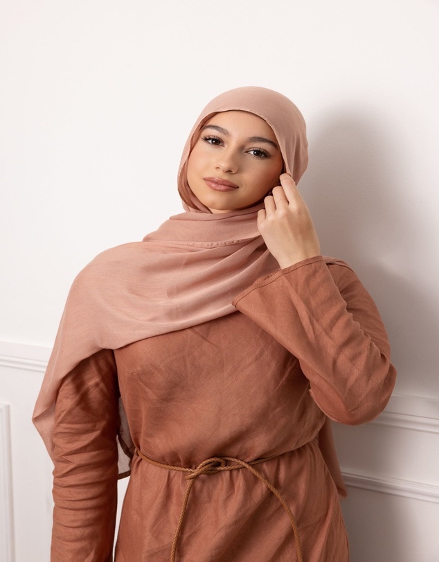 Mod Squad - Double Stitch Hijab- Petal