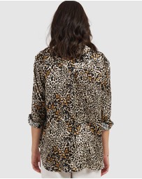 CAMIXA - Soie Satin Oversized Silk Shirt