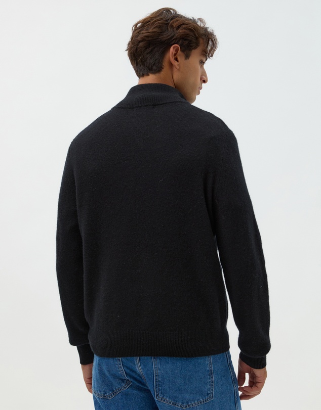 AERE - Merino Wool Quarter Zip Sweater