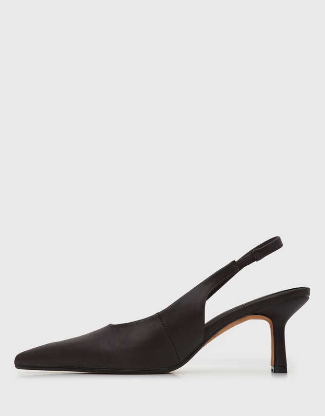 Betts - Wider Fit Jerry Slingback Stiletto Heel Pumps