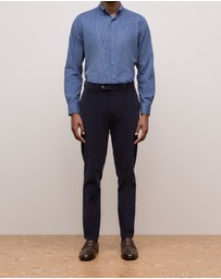 Trenery - Tailored Cord Trouser in Navy