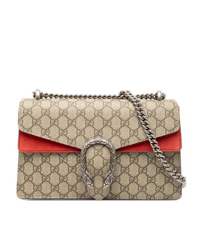 Gucci - Pre-Loved Medium GG Supreme Dionysus Shoulder Bag