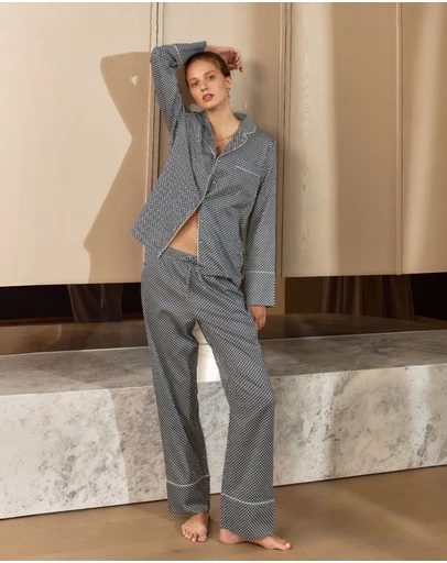 Gingerlilly - Sky Diamond Cotton PJ set