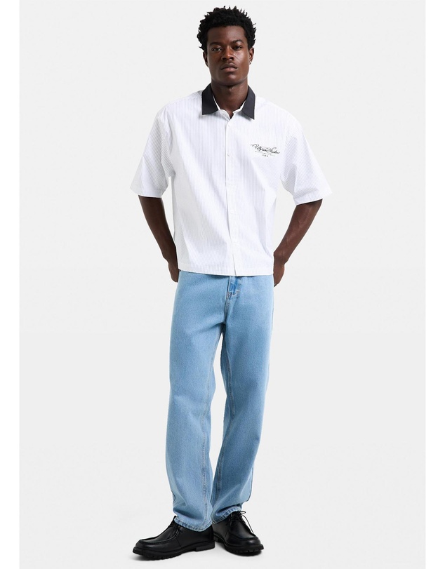 Black Noise White Rain - Baseline Short Sleeve Shirt