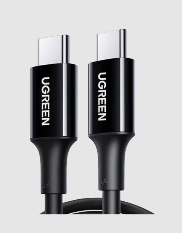 Ugreen - UGREEN 90120 USB-C to USB C Cable 100W 5A 3 Meter PD Fast Charging Data Transfer