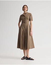 Oxford - Olyvia Snaps Midi Dress