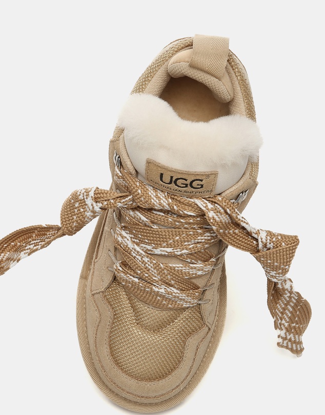 EVERAU - Australian Shepherd Ugg Parkyr Cow Suede Upper UGG Boots