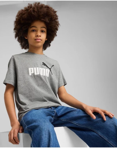 Puma - Essentials 2 Color No. 1 Logo Tee - Teens