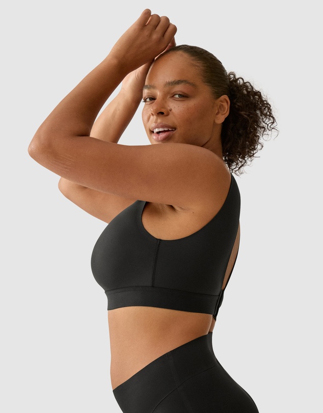 Naturana - Back & Side Smoothing Wirefree Crop Top Bra