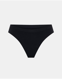 Modibodi - Soft Stretch Seamless Period Underwear Thong Light Absorbency 3 Pack